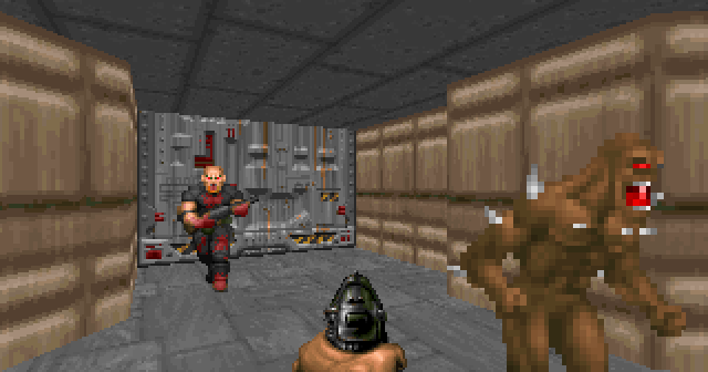 DOOM (1993), low detail mode disabled