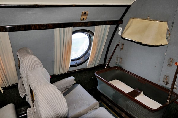 TU-114 interior - in-flight restaurant