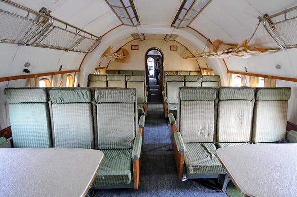 TU-114 interior - first-class seating