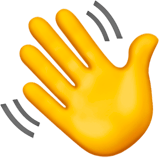 Waving Hand emoji